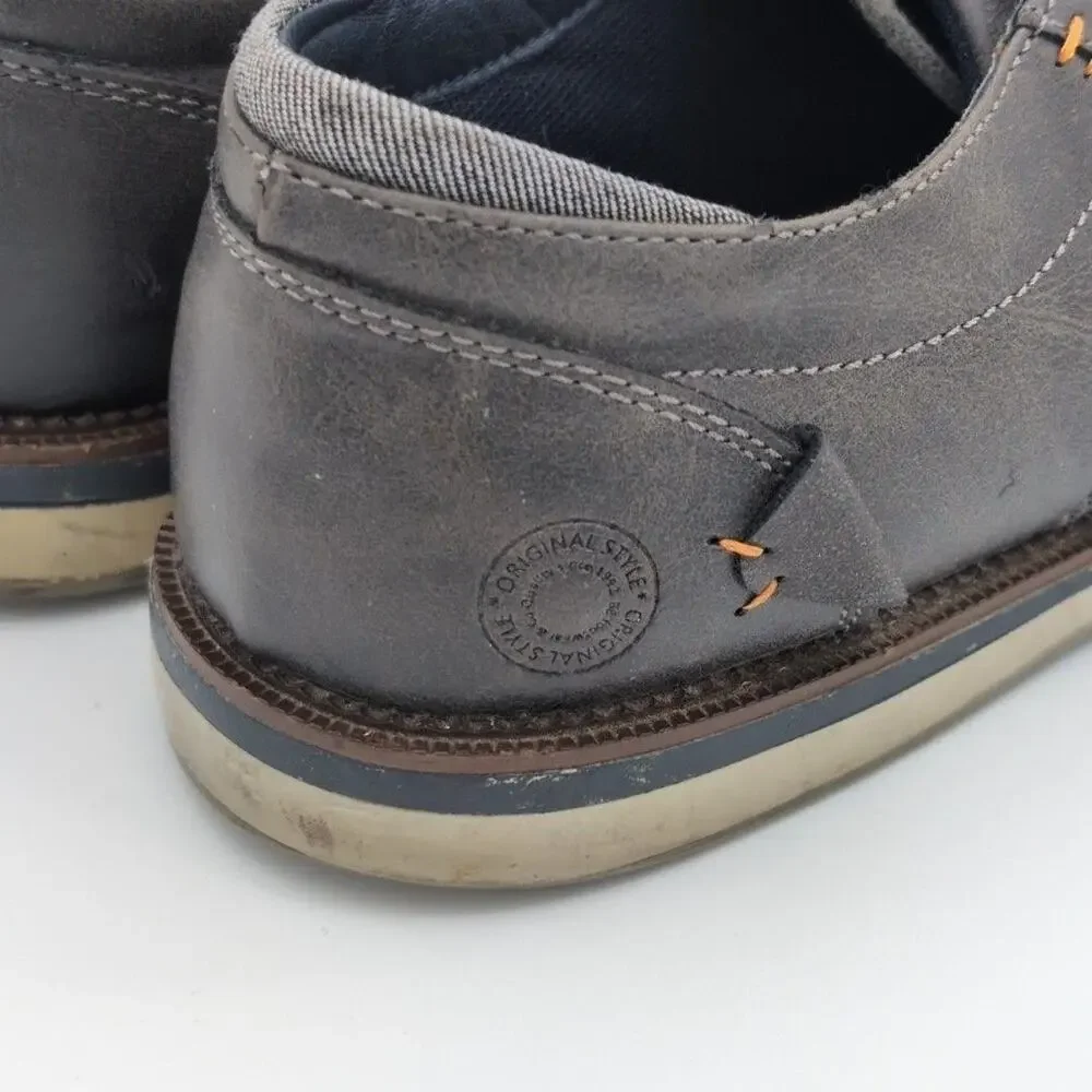 Bullboxer Shoes Mens Size 11 Gray B-52 Casual Dress Lace Up Oxford Sneakers